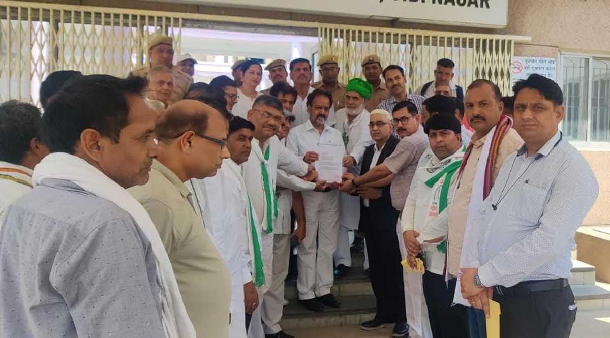 महिला पहलवानों के समर्थन में राष्ट्रपति के नाम दिया गया ज्ञापन